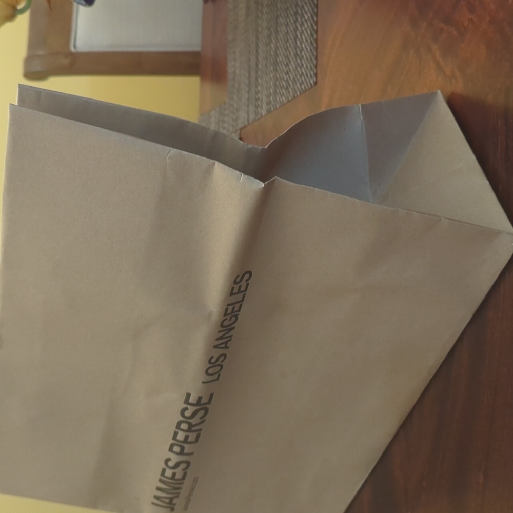 James Perse empty gift bag 17"x12" - Picture 2 of 2